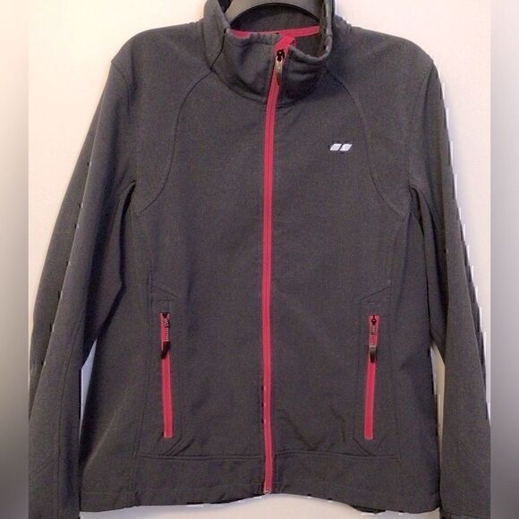 ❄️Koppen Womens  Zip Up gray/pink Long Sleeved Jacket XL - Picture 3 of 5